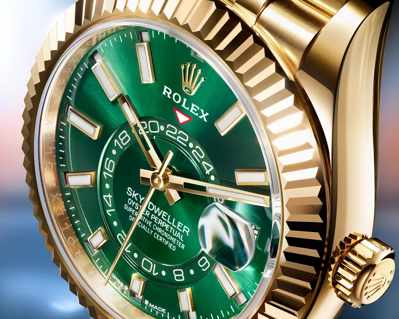 Fluted bezel, an iconic feature
