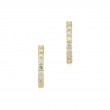 Roberto Coin 18K Yellow Gold Perfect Diamon Hoop Small Earring