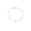 Roberto Coin 18K White Gold Diamond Station Bracelet