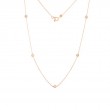 Roberto Coin 18K Rose Gold Diamond 5-Station Necklace
