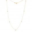 Roberto Coin 18K Yellow Gold Diamonds By The Inch 7 Station Diamond Necklace