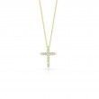 Roberto Coin 18K Yellow Gold Diamond Cross