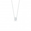 Roberto Coin 18K White Gold Rhodium Plated Tiny Treasures Love Letter Diamond 