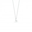 Roberto Coin 18K White Gold Rhodium Plated Tiny Treasures Love Letter Diamond 