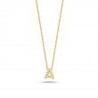 Roberto Coin 18K Yellow Gold Tiny Treasure Love Letter Diamond 