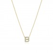 Roberto Coin 18K Yellow Gold Tiny Treasures Love Letter B Pendant Necklace