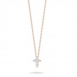 Roberto Coin 18K Rose Gold Tiny Treasures Baby Diamond Cross