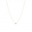 Roberto Coin 18K Yellow Gold Single Diamond Station Necklace