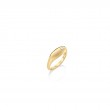 Roberto Coin 18K Yellow Gold Designer Gold Small Diamond Signet Ring