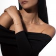 Messika 18K Yellow Gold Move Uno Pave Open Diamond Station Pendant Necklace