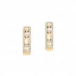 18K Yellow Gold Move Classique Hoop Earrings