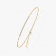 18K Yellow Gold Gatsby Bar Bracelet