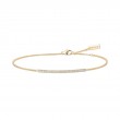 18K Yellow Gold Gatsby Bar Bracelet