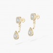 18K Yellow Gold My Twin Toi&Moi Earrings