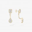 18K Yellow Gold My Twin Toi&Moi Earrings