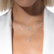 18K White Gold Move Uno Necklace