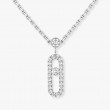 18K White Gold Move Uno Necklace