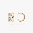 18K Yellow Gold Move Romane Mini Hoop Earrings