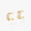 18K Yellow Gold Move Romane Mini Hoop Earrings