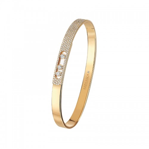 Messika 18K Yellow Gold Move Noa Bangle Bracelet