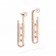 18K Rose Gold Boucles D'Oreilles Move 10th Earrings