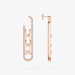 18K Rose Gold Boucles D'Oreilles Move 10th Earrings