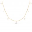 Roberto Coin 18K Yellow Gold Diamonds By The Inch Diamond Drop Necklace