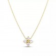 Roberto Coin 18K Yellow Gold Love In Verona Diamond Flower Pendant