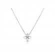 Roberto Coin 18K White Gold Rhodium Plated Love In Verona Small Diamond Flower Pendant