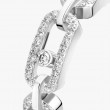 18K White Gold Move Link Messika Ring