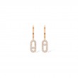 Move Uno Diamond hoop earrings