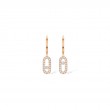 Move Uno Diamond hoop earrings