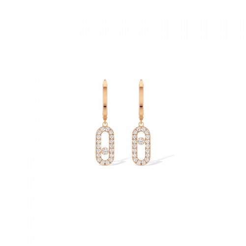 Move Uno Diamond hoop earrings