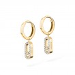 Messika Move Uno Pave Hoop Earrings