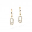 Messika Move Uno Pave Hoop Earrings
