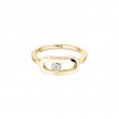 18K Yellow Gold Move Uno Ring
