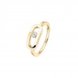 18K Yellow Gold Move Uno Ring