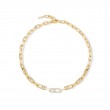 Messika Move Link Pave Open Station Necklace
