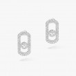 18K White Gold So Move Earrings