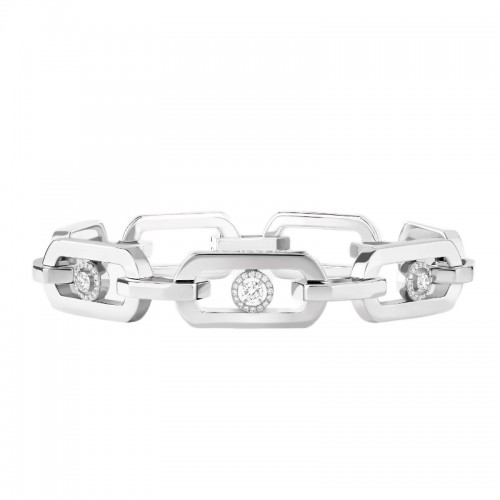 18K White Gold So Move XL Bracelet