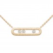Messika Move Classique Cisele 18K Yellow Gold Necklace
