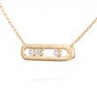 Messika Move Classique Cisele 18K Yellow Gold Necklace