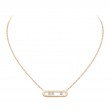 Messika Move Classique Cisele 18K Yellow Gold Necklace