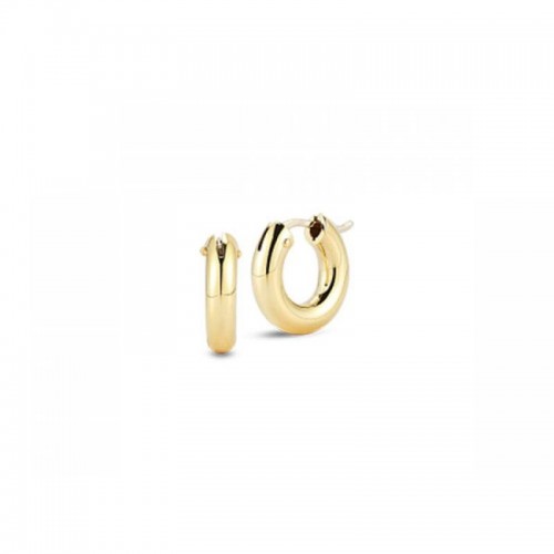 Roberto Coin 18K Yellow Gold Perfect Hoop Small Round Earrings