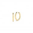 Roberto Coin 18K Yellow Gold The Perfect Hoop Large Rounded Oval Earrings