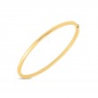Roberto Coin 18K Yellow Gold Designer Gold Oval Bangle