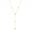 Roberto Coin 18K Yellow Gold Diamonds By The Inch Diamond Y Shape Necklace