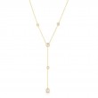 Roberto Coin 18K Yellow Gold Diamonds By The Inch Diamond Y Shape Necklace