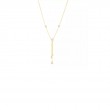 Roberto Coin 18K Yellow Gold Diamonds By The Inch Triple Drop Necklace