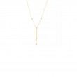 Roberto Coin 18K Yellow Gold Diamonds By The Inch Triple Drop Necklace